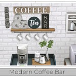 Modern Coffee Bar sims 4 cc