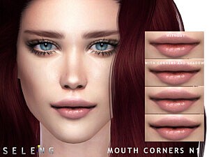 Mouth Corners N1 sims 4 cc