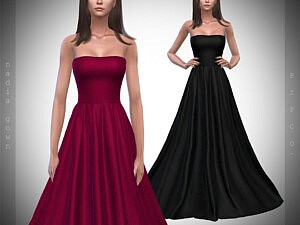 Nadia Gown sims 4 cc