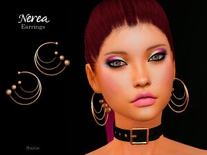 Nerea Earrings sims 4 cc