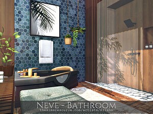 Neve Bathroom sims 4 cc