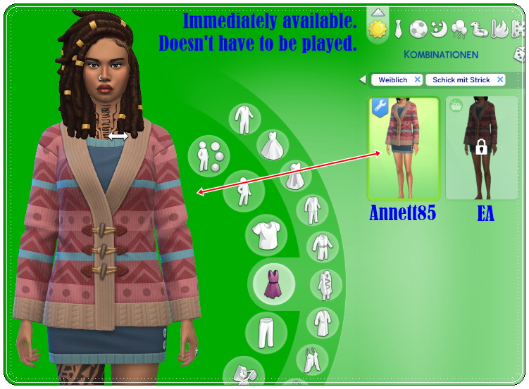 Sims 4 nifty knitting lopifestival