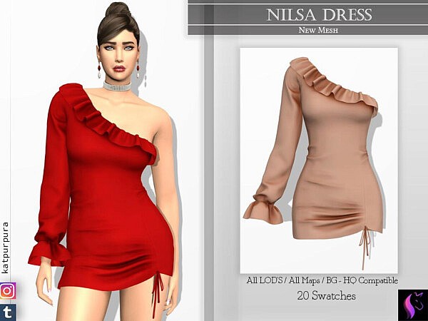 Nilsa Dress byKaTPurpura from TSR