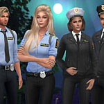 Norwergian Police uniform sims 4 cc