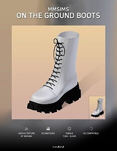 On The Ground Boots sims 4 cc