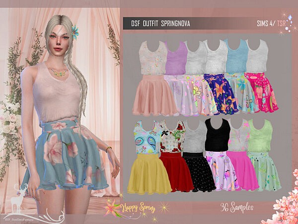 Outfit Springnova by DanSimsFantasy from TSR