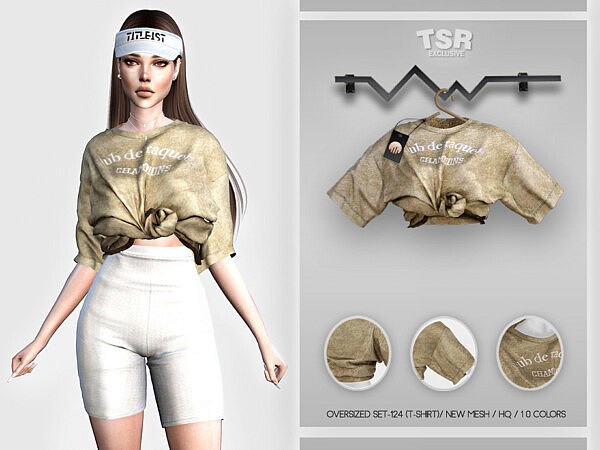 Oversized Set 124 Top by busra tr from TSR