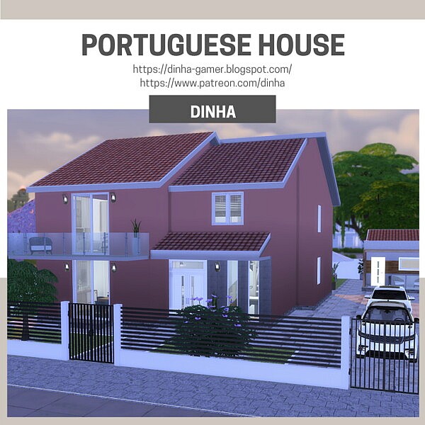 PORTUGUESE HOUSE sims 4 cc