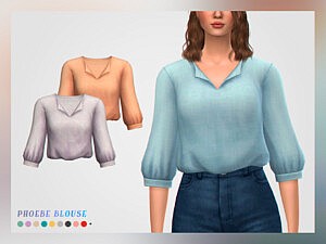 Phoebe Blouse sims 4 cc