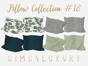 Pillow Collection 18 sims 4 cc