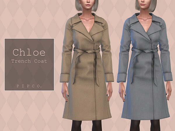 Chloe Trench Coat by Pipco from TSR