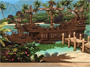 Pirates Ship sims 4 cc