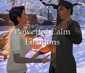 Powerful Calm Emotions sims 4 cc