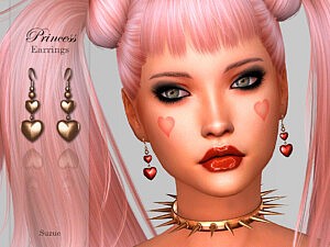 Princess Earrings sims 4 cc