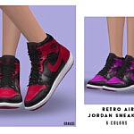 Retro Air Sneakers F sims 4 cc