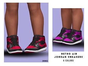 Retro Air Sneakers sims 4 cc