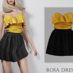 Rosa Dress sims 4 cc