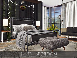 Rune Bedroom sims 4 cc