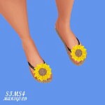 S Flower Sandals sims 4 cc