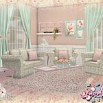 S. H. Abby Livingroom sims 4 cc