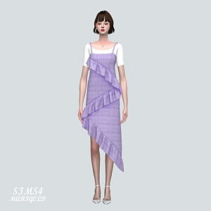 SF Bustier Dress With T shirts sims 4 cc