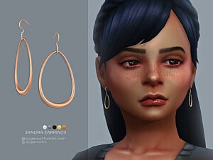 Sandra earrings sims 4 cc