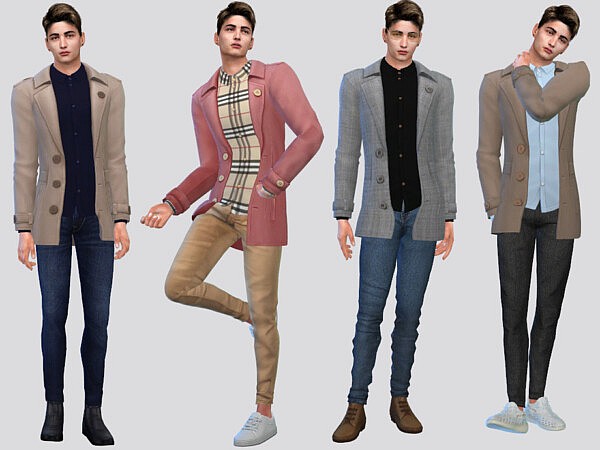 Santi Trench Coat by McLayneSims from TSR