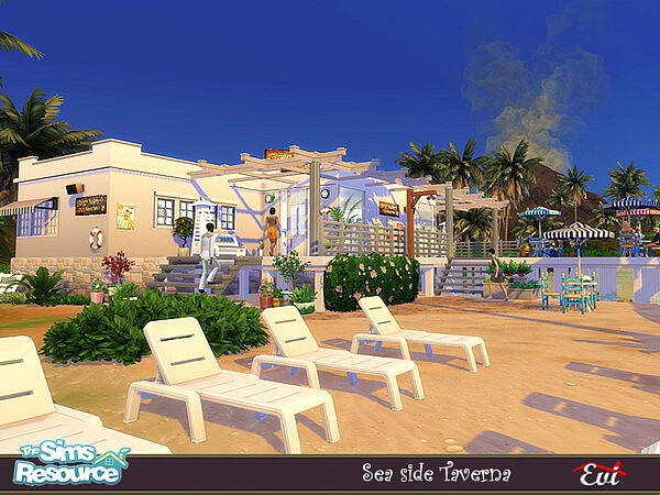 Sea side Taverna by evi from TSR