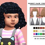 Senhit Hair Toddlers sims 4 cc