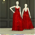 Shape With Bow Gown sims 4 cc