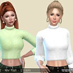 Short sweater pastel sims 4 cc