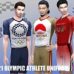 SimmieV 2021 Olympic Athlete sims 4 cc