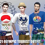 SimmieV 2021 Olympic Tourist sims 4 cc