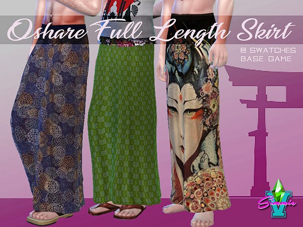 Oshare Full Skirt by SimmieV from TSR