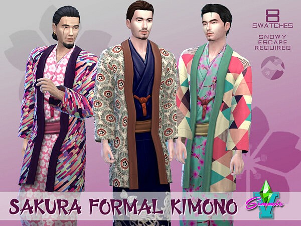 Sakura Formal Kimono by SimmieV from TSR