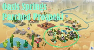 Sims 4 World Oasis Springs Parched Prospekt sims 4 cc