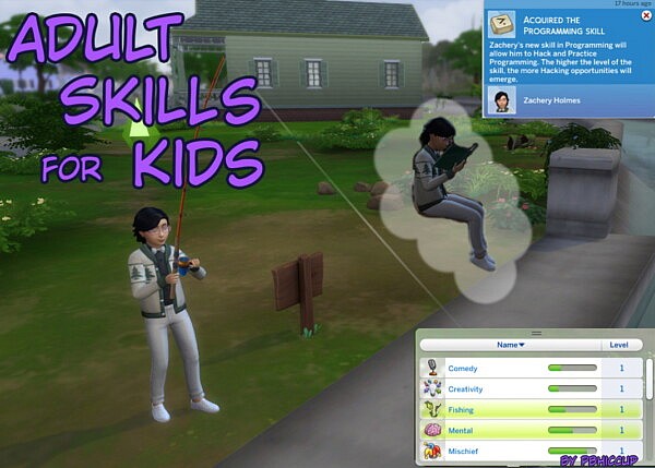 Skills for Kids sims 4 cc