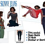 Skinny Jeans sims 4 cc