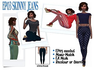 Skinny Jeans sims 4 cc