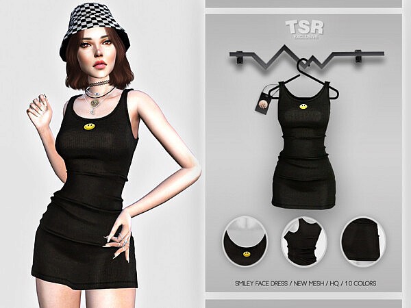 Smiley Face Dress BD454 by busra tr from TSR