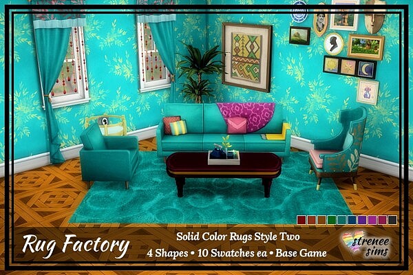 Solid Rugs sims 4 cc