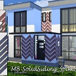 Solid Siding Spike Set sims 4 cc