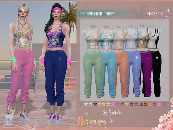 Sport Outfit Fruna by DanSimsFantasy from TSR
