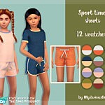 Sport time shorts sims 4 cc