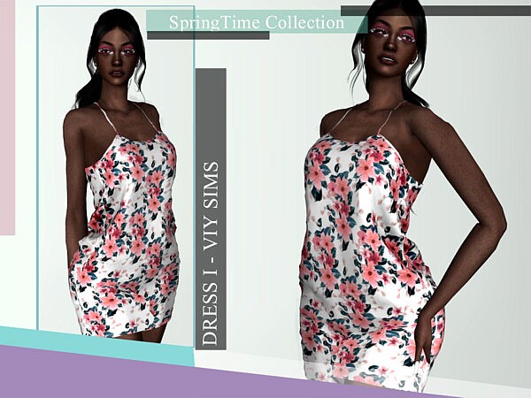 SpringTime Collection Dress I by Viy Sims from TSR