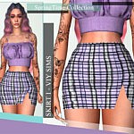 SpringTime Collection Skirt I sims 4 cc