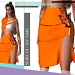 SpringTime Collection Skirt III sims 4 cc