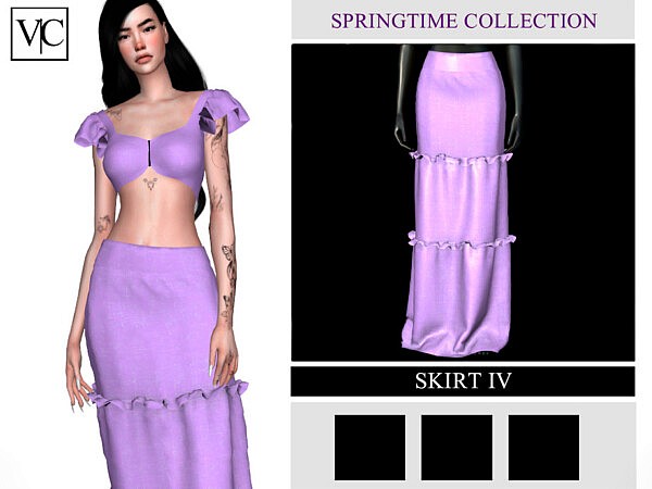 SpringTime Collection   Skirt IV by Viy Sims from TSR