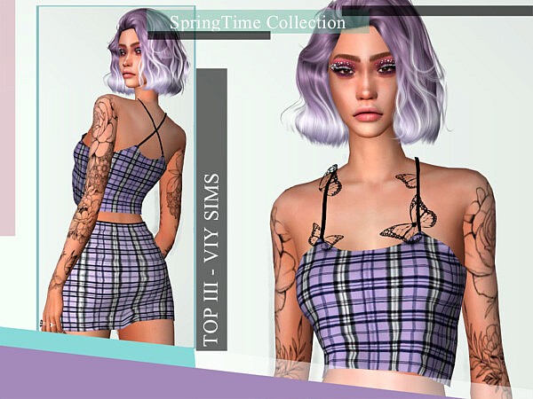 SpringTime Collection Top III by Viy Sims from TSR