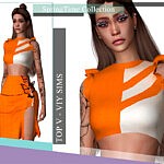 SpringTime Collection Top V sims 4 cc